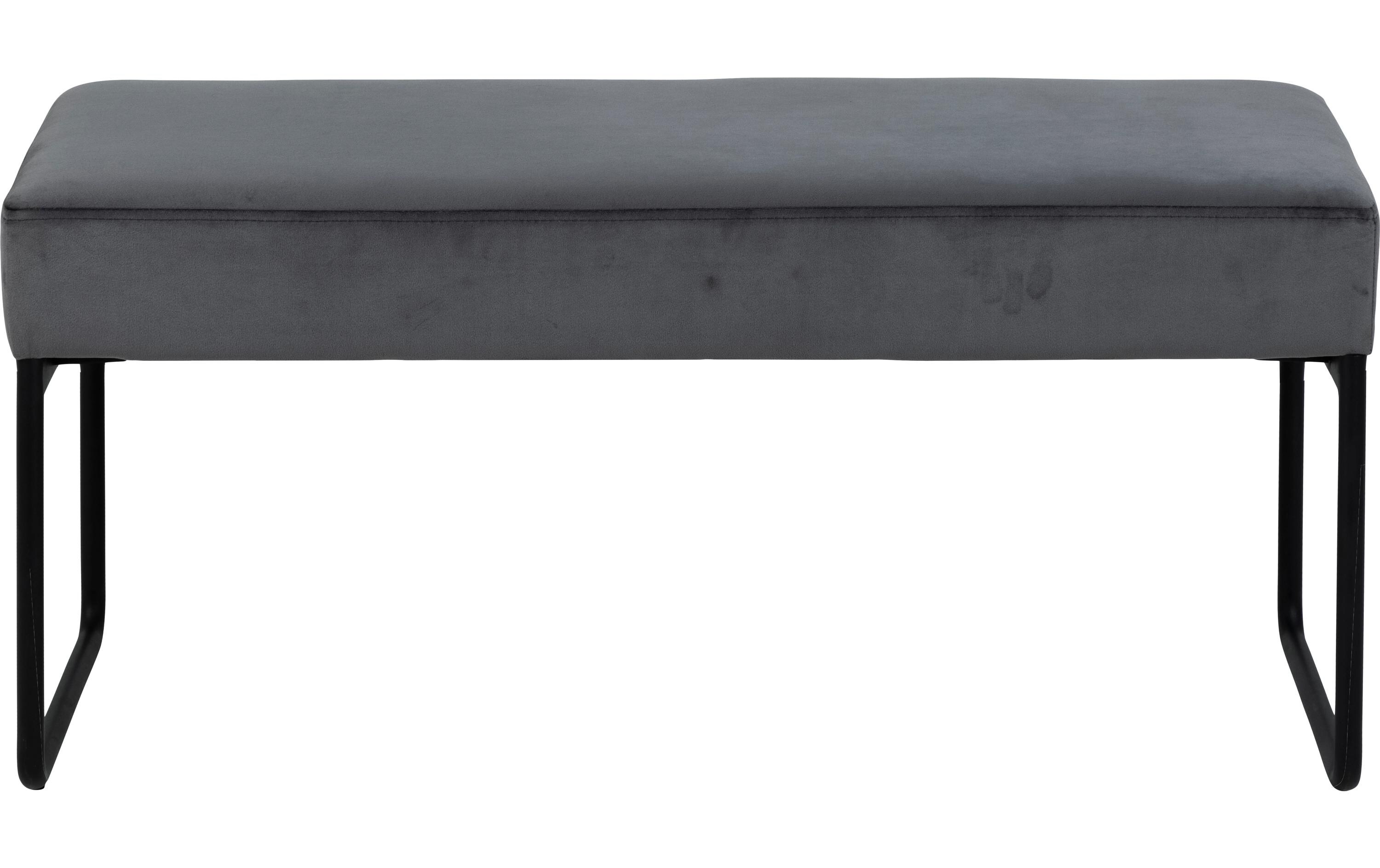 Sitzbank Xenia 95 x 46 cm, DunkelgrauVielseitige Bank für verschiedene Räume im Haus