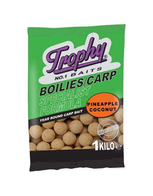 Albatros Boilies Pineapple-Coconut - Baits - Ø15 mm 1000 g Geschikt Voor Karpervissen