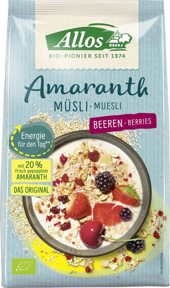 Allos Amaranth Müsli<br>375 g, Beeren