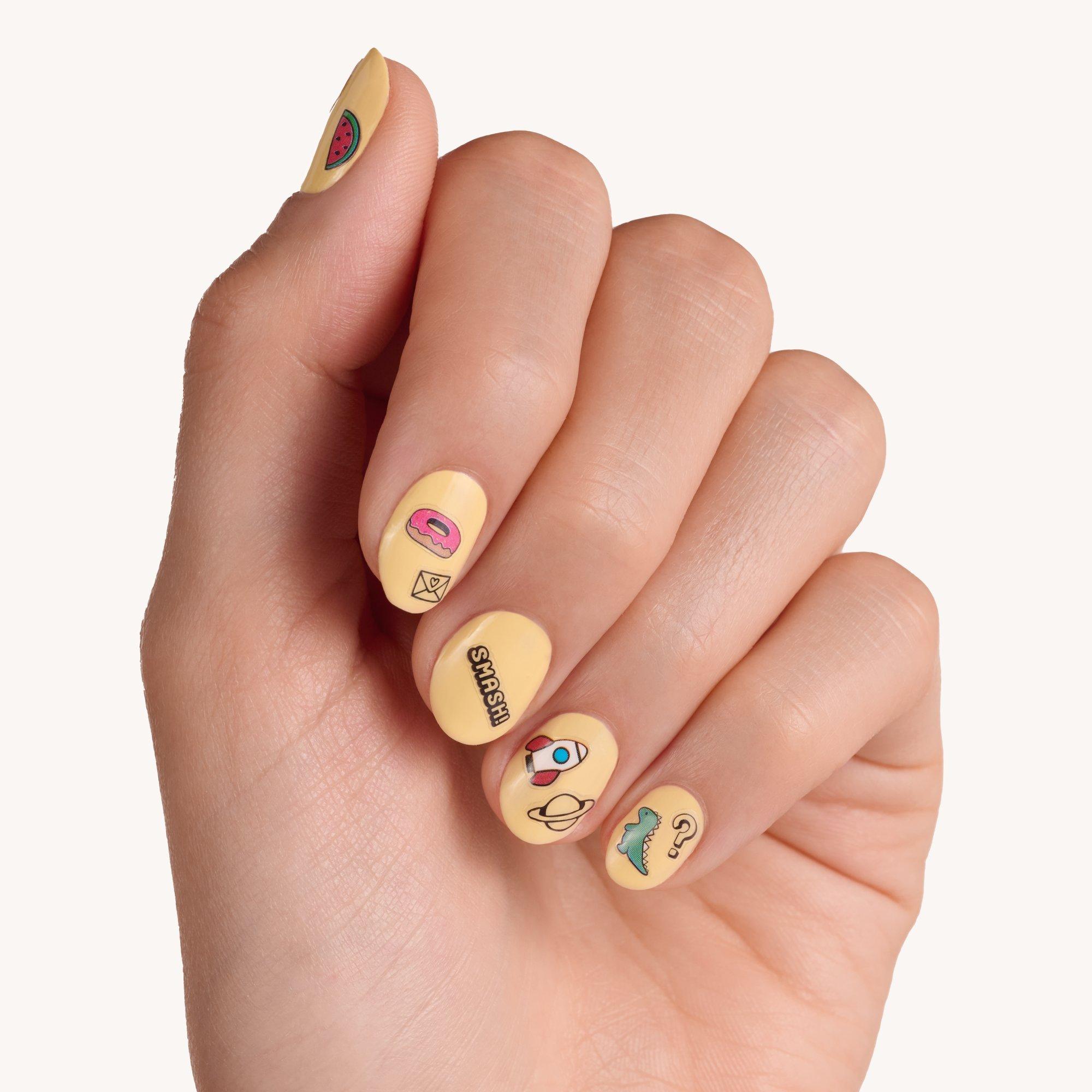 happiness looks good on you nail sticker ongles