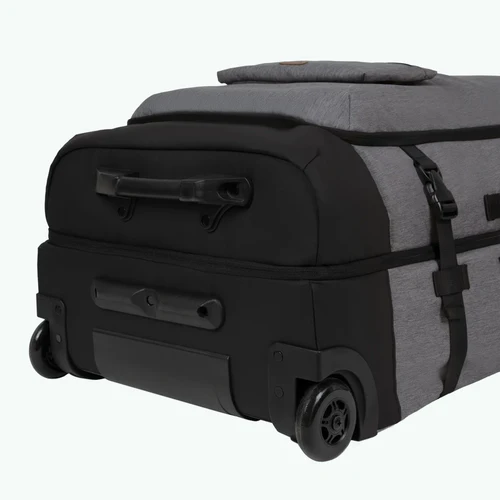 Valise souple 2 roues large Getaria gris