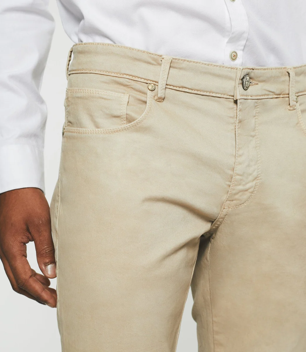 Jean slim 5 poches mastic ELEGANCE