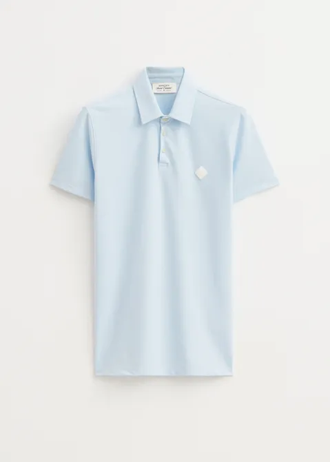Polo met logo blauw (BLW.L)