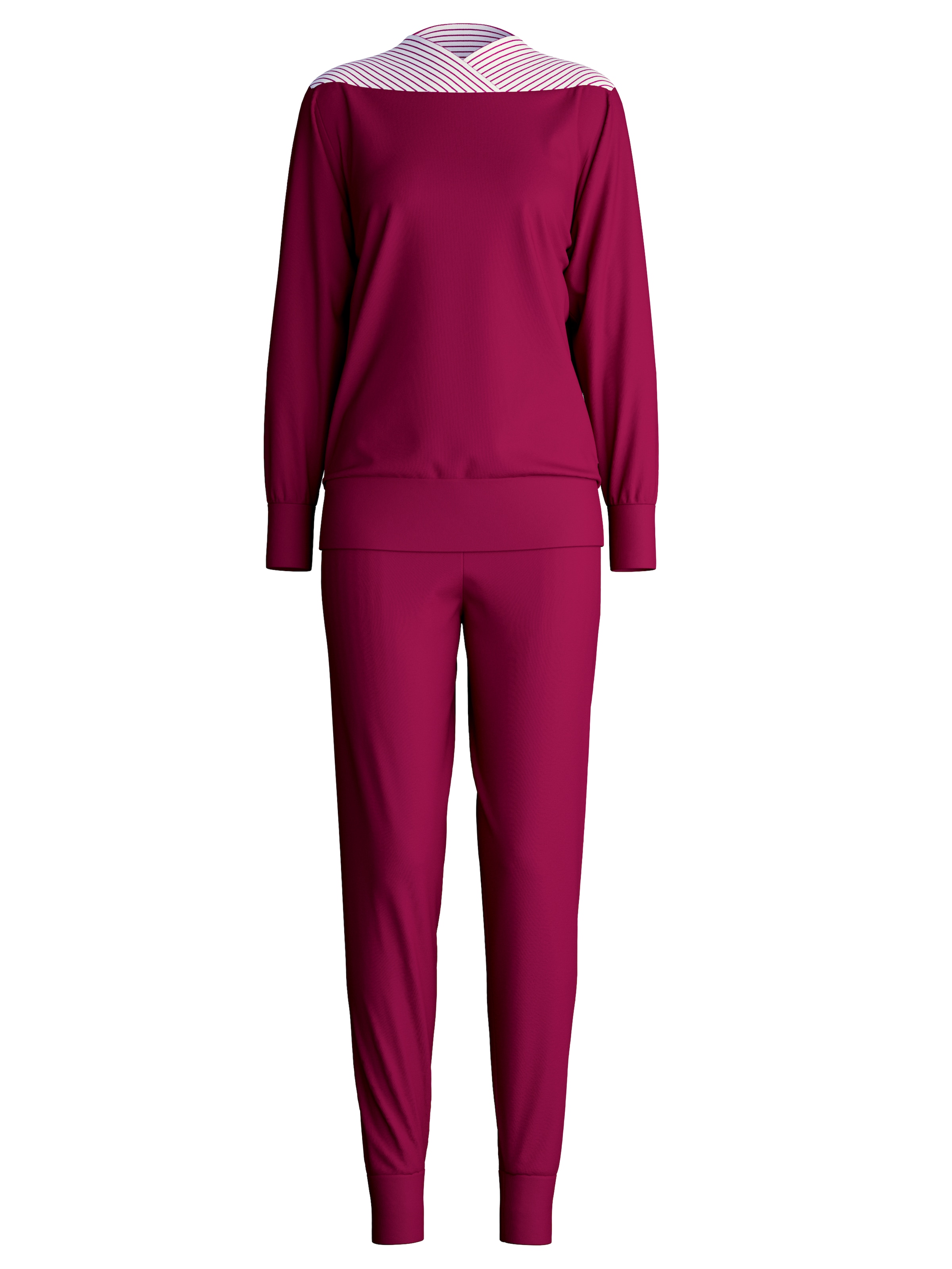 CALIDA Schlafanzug »Soulmate« 2 Stk. tlg., Langarm, Pure Cotton, weich, bequem, Interlock-Qualität