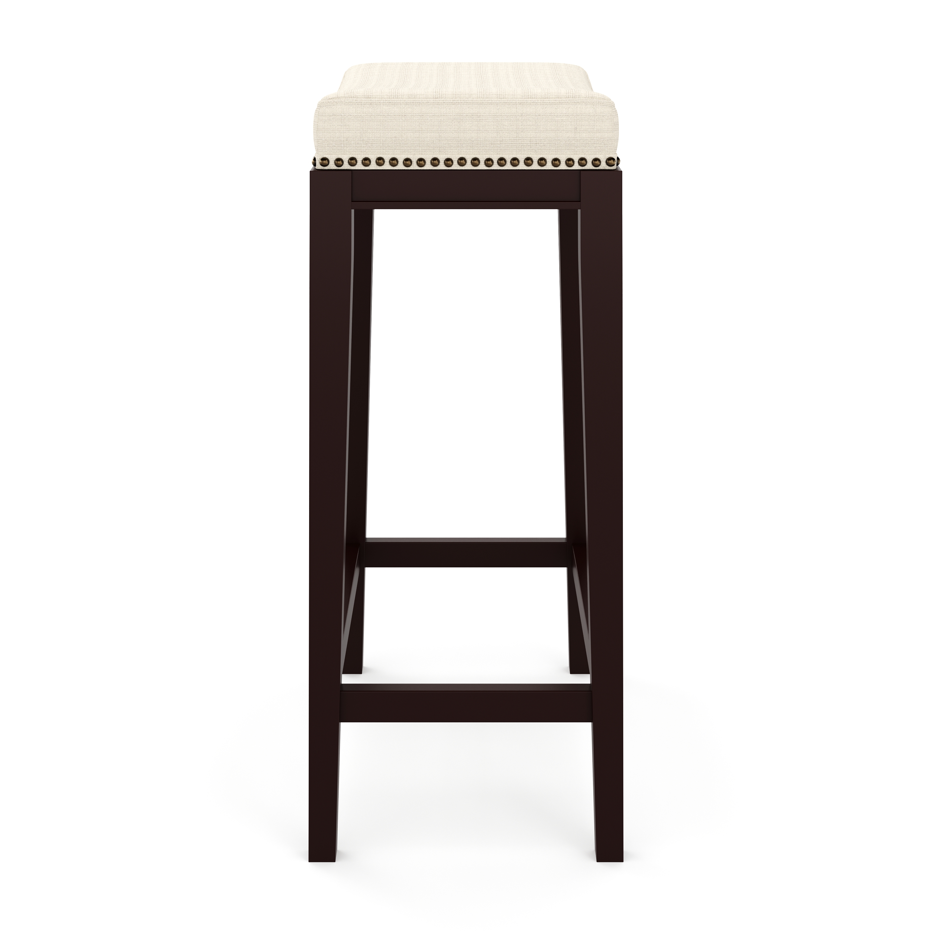 Barhocker ALONSO beige/dunkelbraun