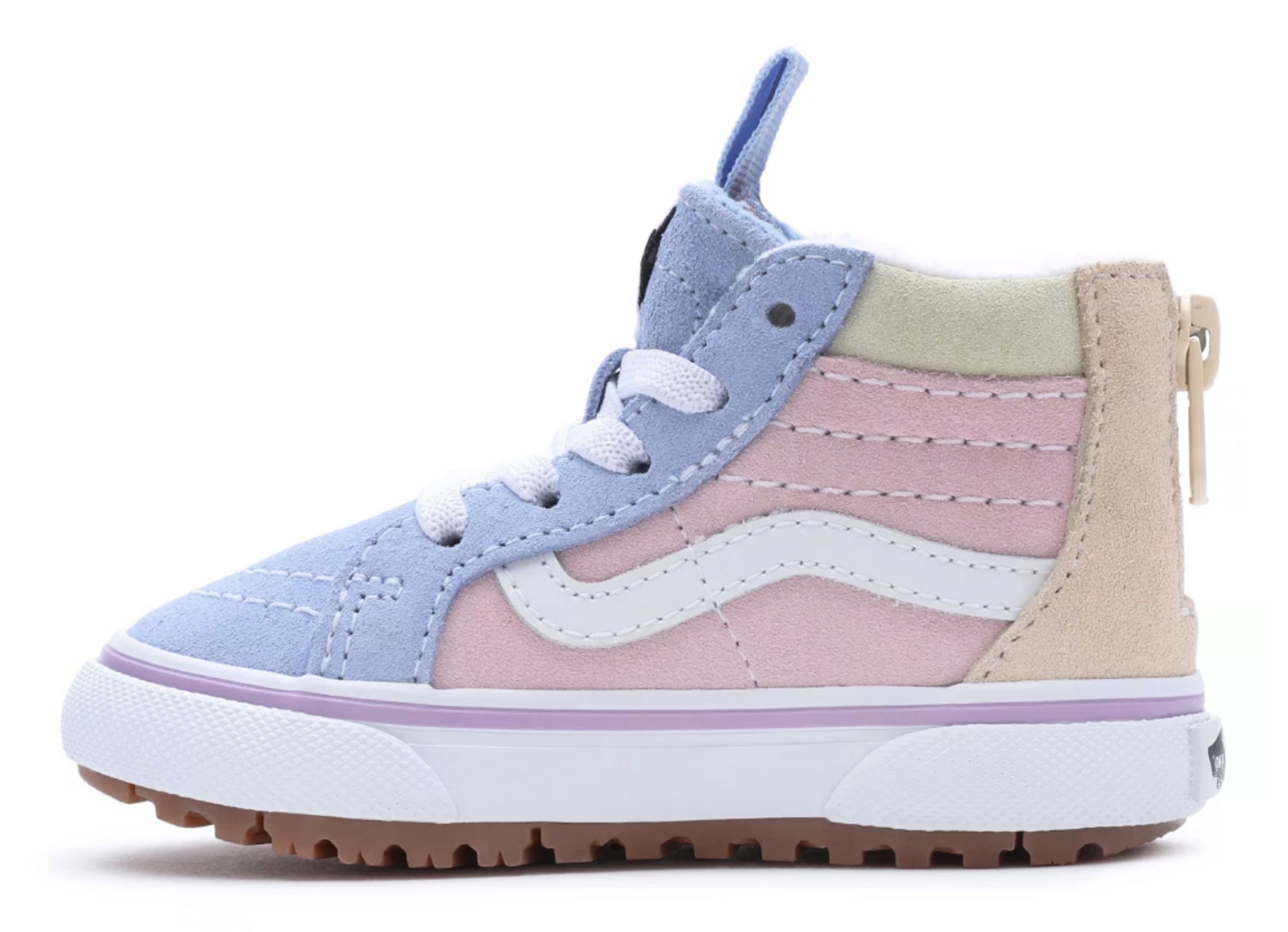 Td sk8 hi bb zip bleu rose