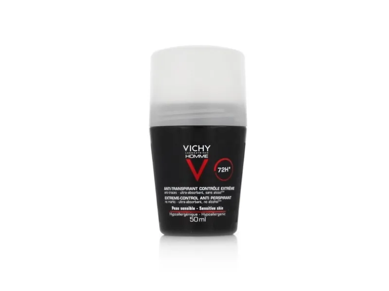 Vichy Homme Roll On Deodorant Sensitive Skin 72H - Mand - 50 ml