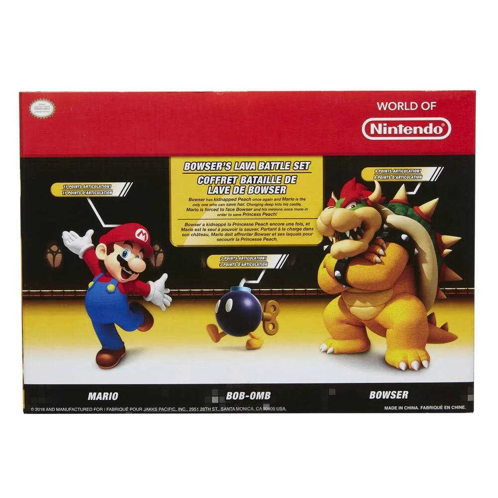 SUPER MARIO - COFFRET BATAILLE DE LAVE DE BOWSER