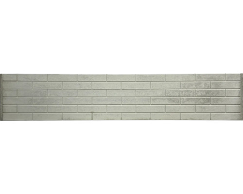 Standaard betonnen schuttingpaneel, gladde steen, 200 x 38,5 x 3,5 cm, grijs
