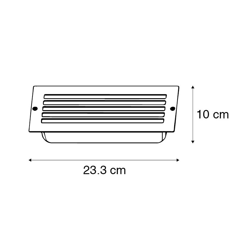 QAZQA Set van 4 moderne inbouwlampen staal IP44 - Hurricane