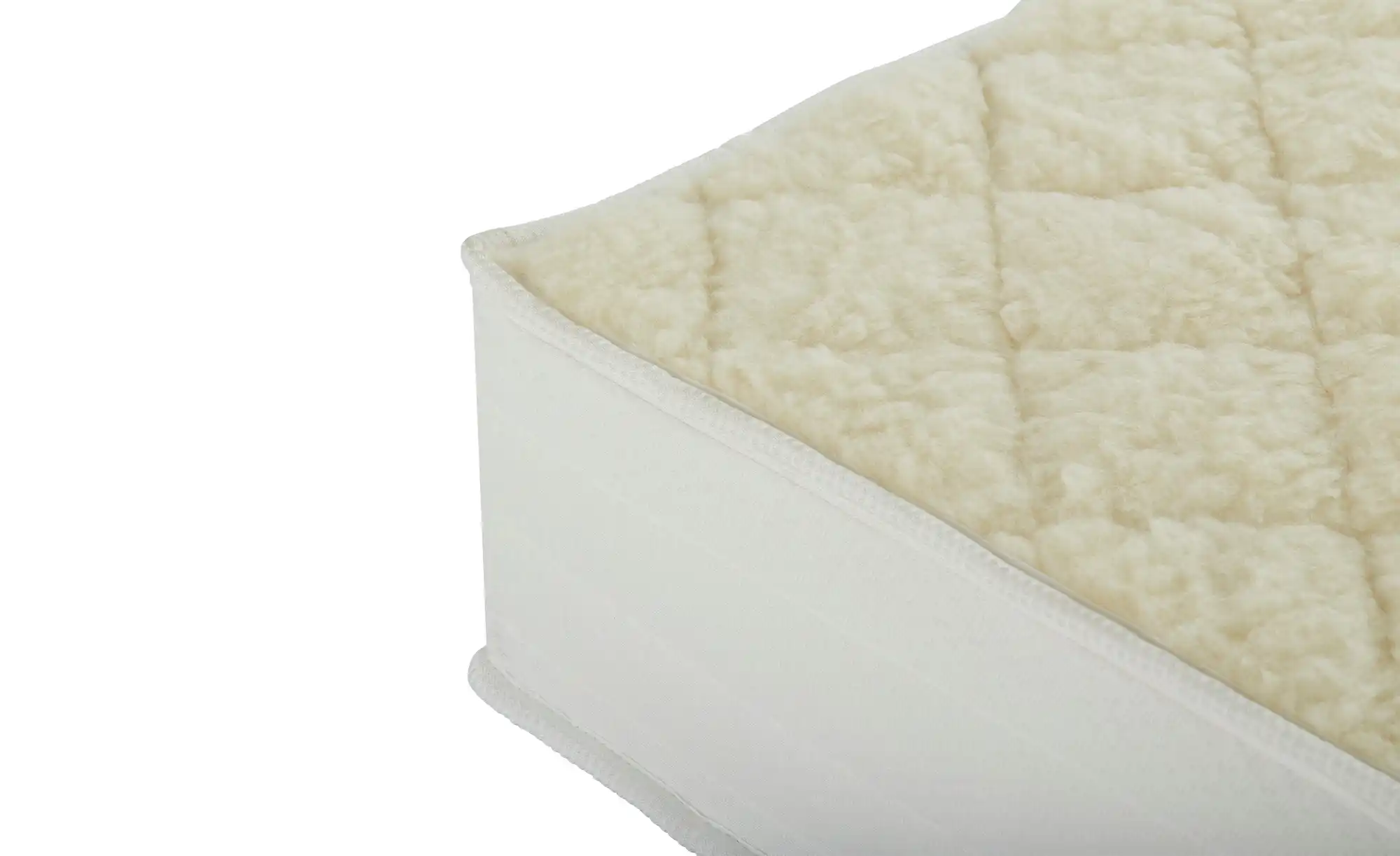 Komfortschaummatratze mit wärmender Lammflor-Seite Elegant Lammflor
