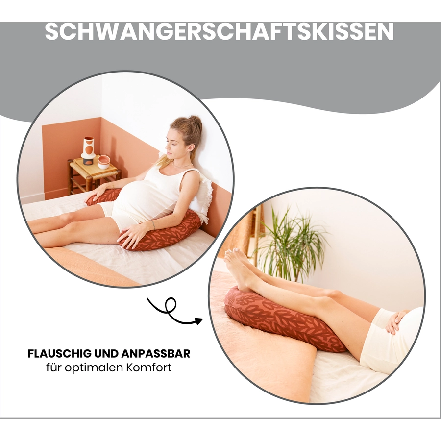 babymoov B.Love 2-in-1 Stillkissen Vegetal Terracotta