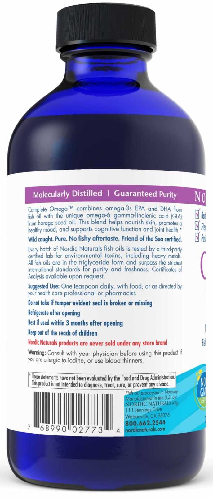 Nordic Naturals Omega Completo 237 ml