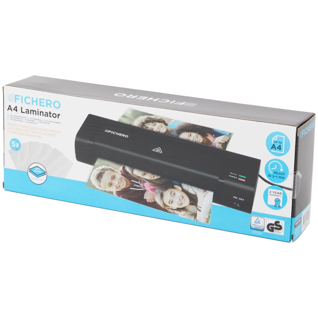 Fichero lamineerapparaat Met 5 lamineervellen
