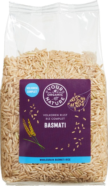 Your Organic Nature Basmatirijst Volkoren (400 gr)