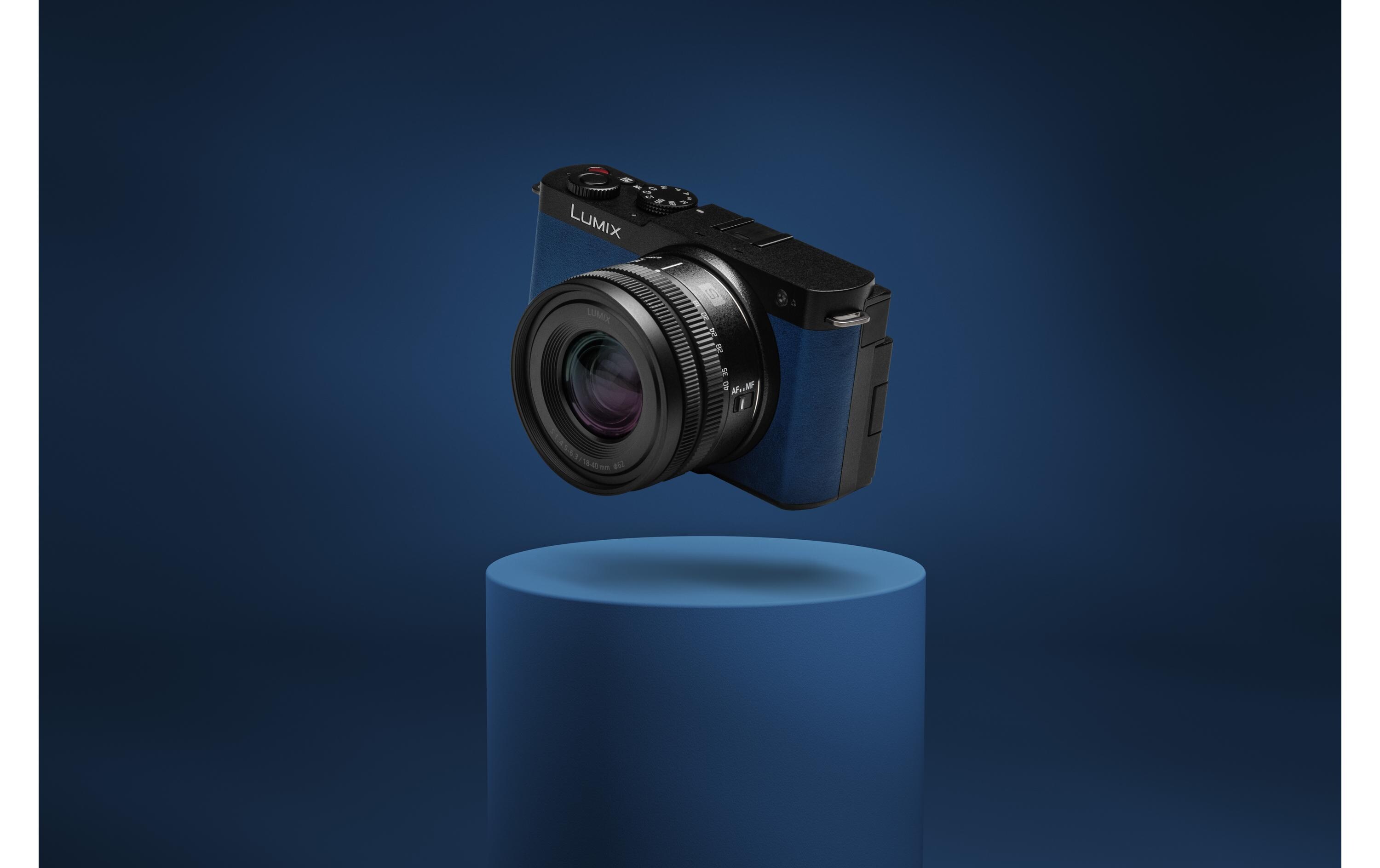 Fotokamera LUMIX S9 Body Blau<br>Kompakte Open-Gate spiegellose Vollformatkamera