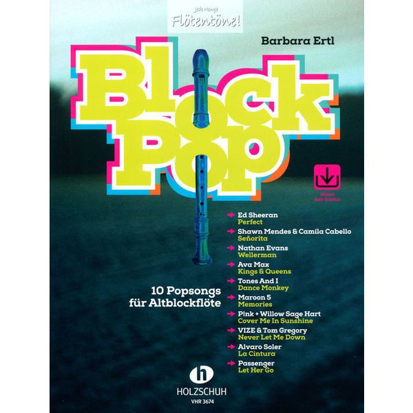 Holzschuh Verlag BlockPop Altblockflöte