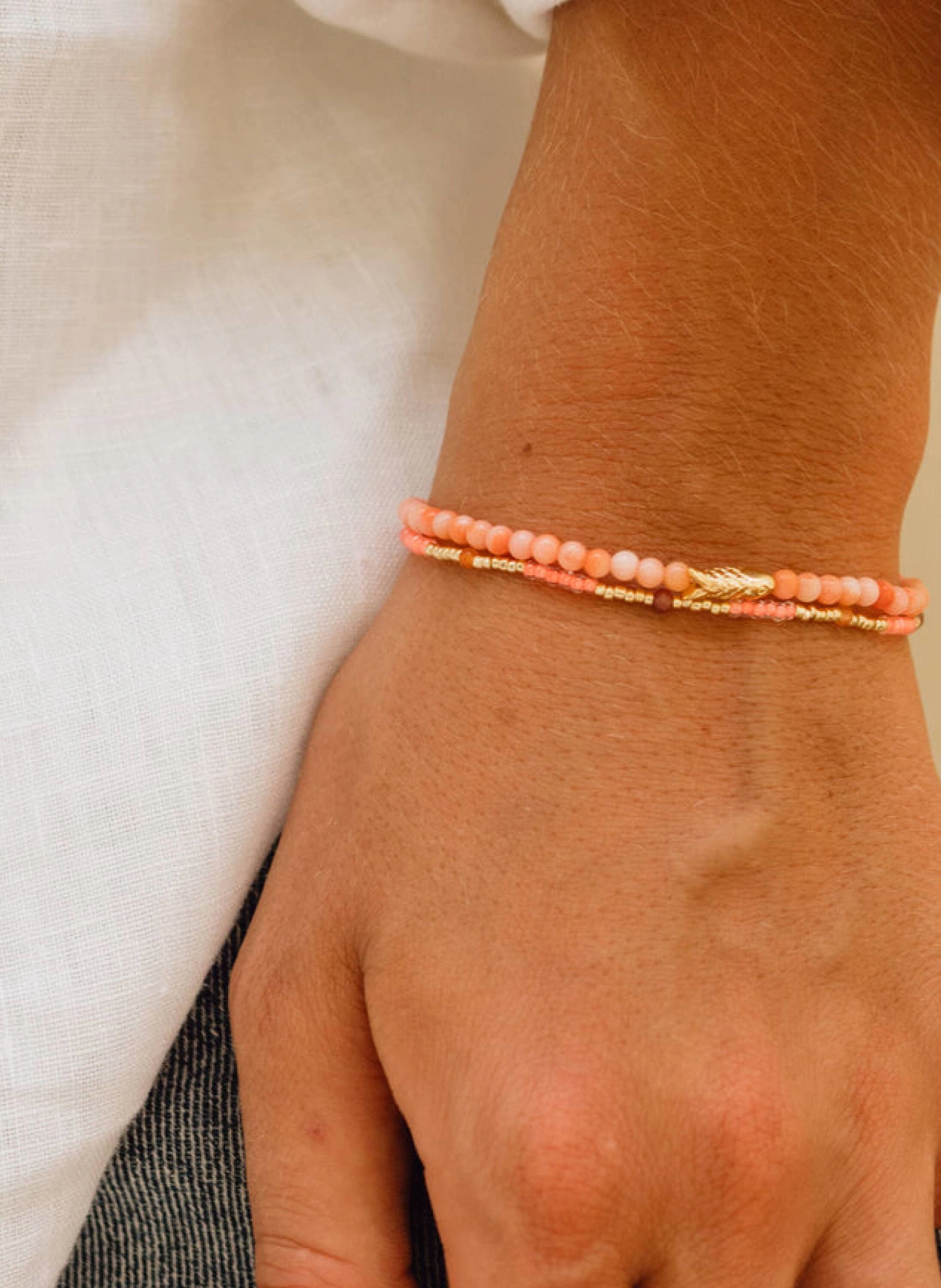 ANNI LU Armband CLEMENCE PAPAYA by GLAMBOU
