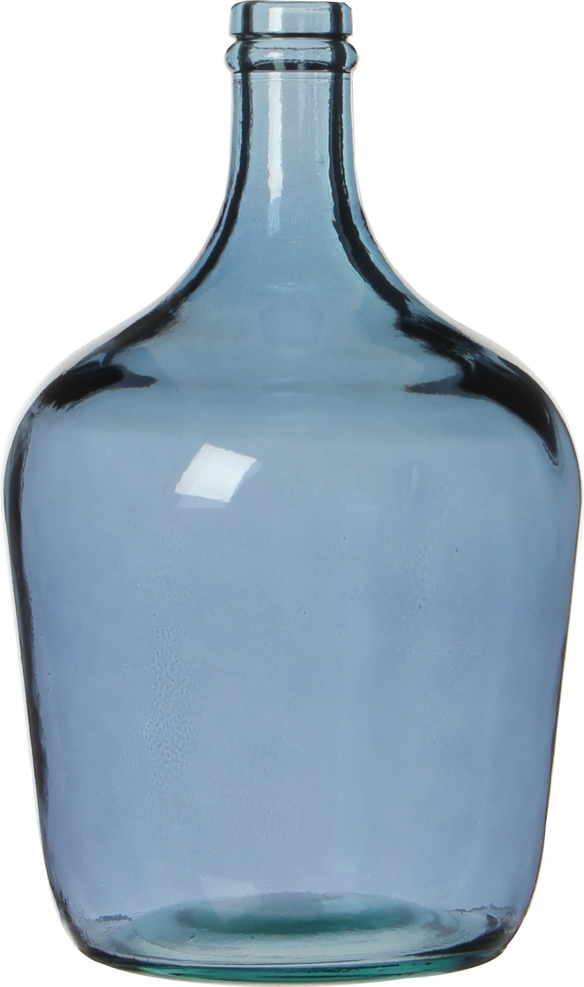 Mica Decorations fles Diego blauw D 18 H 30 cm