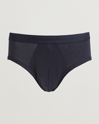 Zimmerli of Switzerland Sea Island Cotton Briefs Navy