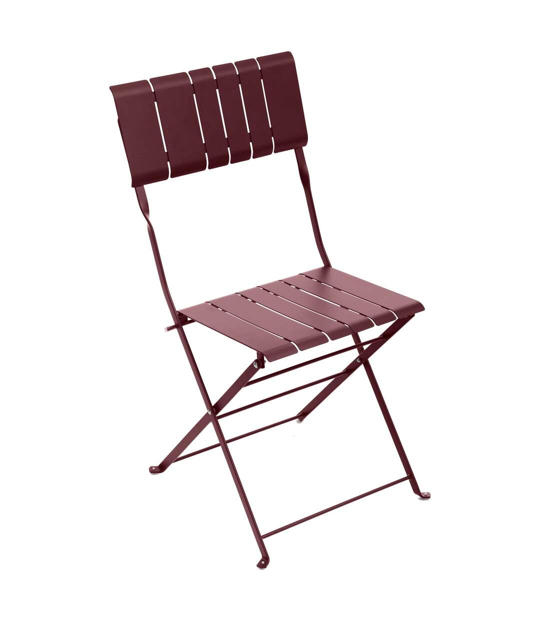 Chaise de jardin pliable design Nasca - Bordeaux