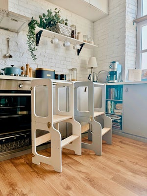 Family-scl 4-in-1 Læringstårn, Wood