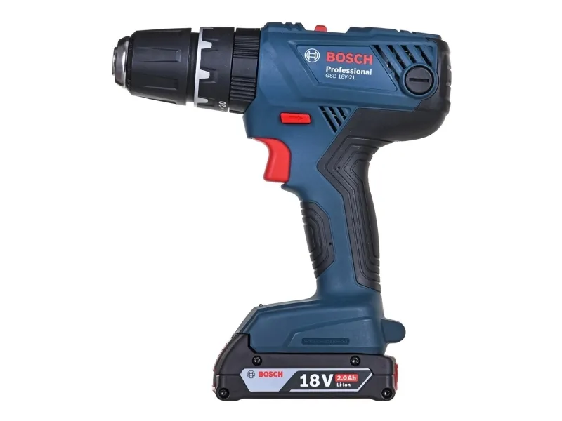 Bosch SLAGBOREMASKINE GSB 18V-21 2X2AH L-CASE