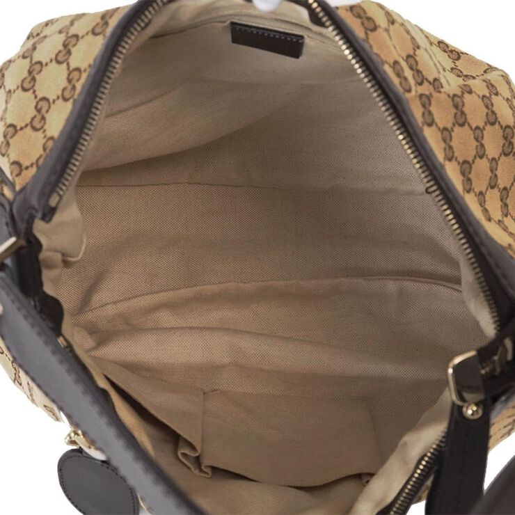 Gucci Vintage Gucci Shoulder Bag Beige