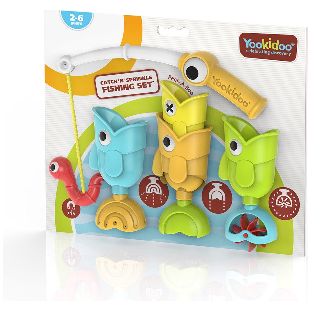 Yookidoo Catch 'N' Sprinkle Angelset Badespielzeug