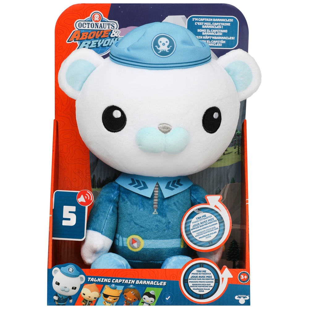 Octonauts Above & Beyond Soundeffekte Plüschtier Captain Barnacles