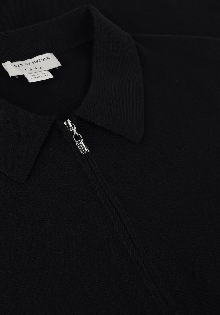 TIGER OF SWEDEN donkerblauwe tiger of sweden polo orbit ss