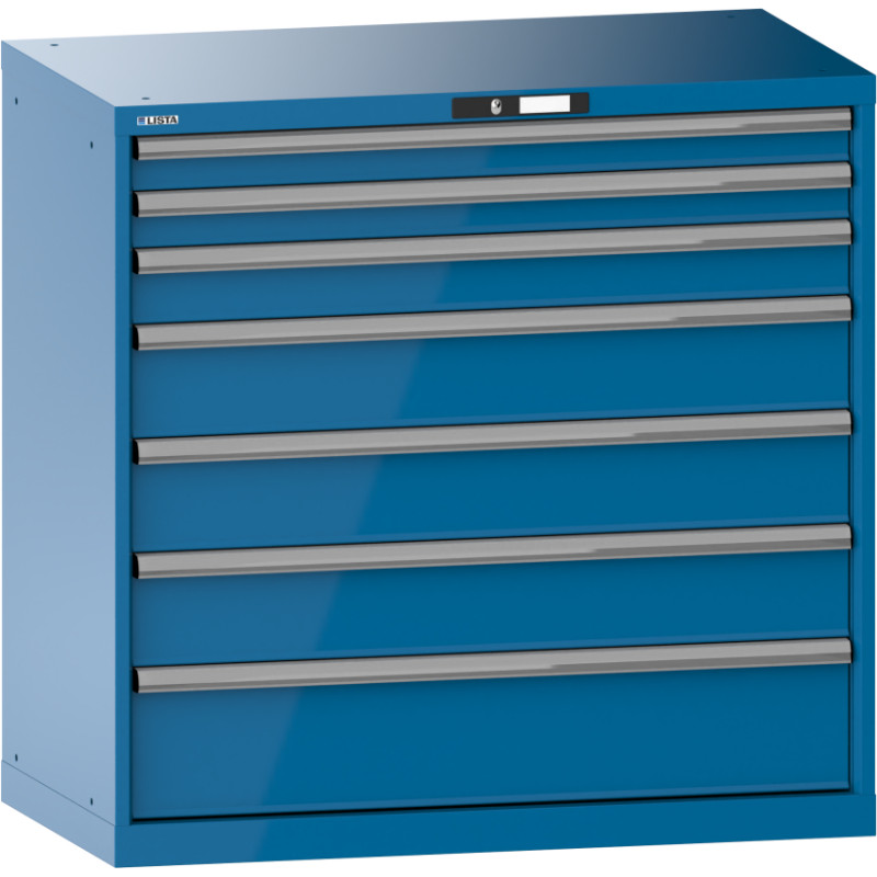 Armoire à tiroirs Lista 54 x 27E  H 100 x L 102,3 x P 57,2 cm 7 tiroirs Key Lock