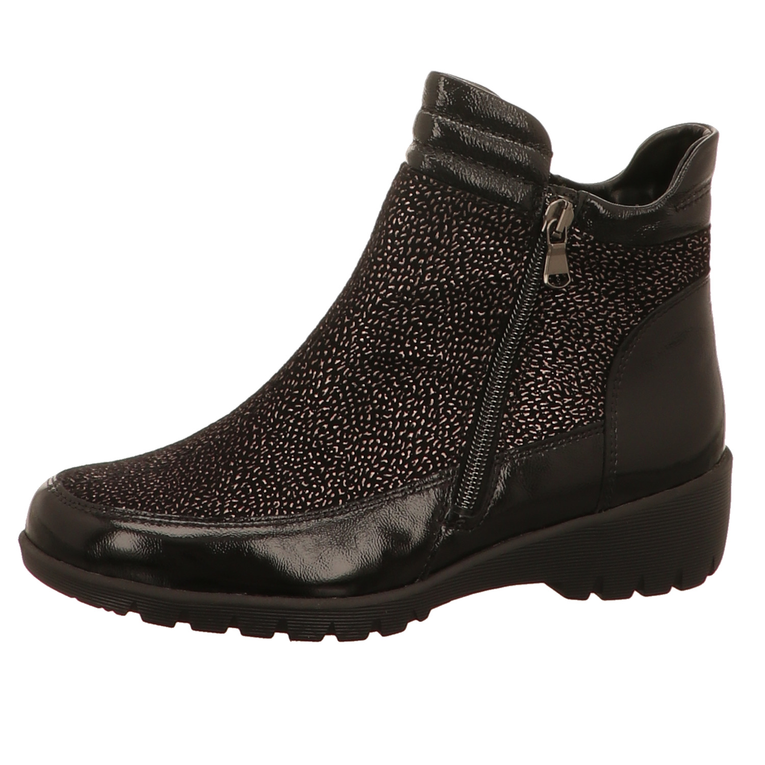 Waldläufer Stiefelette schwarz