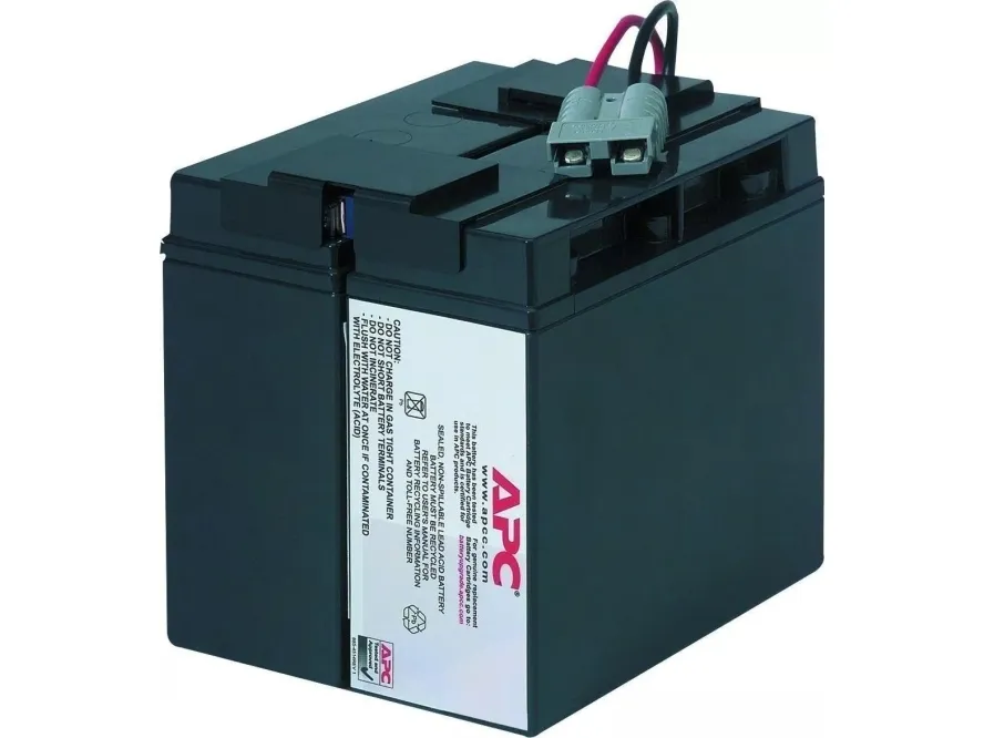 APC Replacement Battery Cartridge #7 - UPS-batteri - 1 x batteri - Blysyre - sort - for P/N: SMT1500C, SMT1500I-AR, SMT1500IC, SMT1500NC, SMT1500TW, SUA1500ICH-45, SUA1500-TW