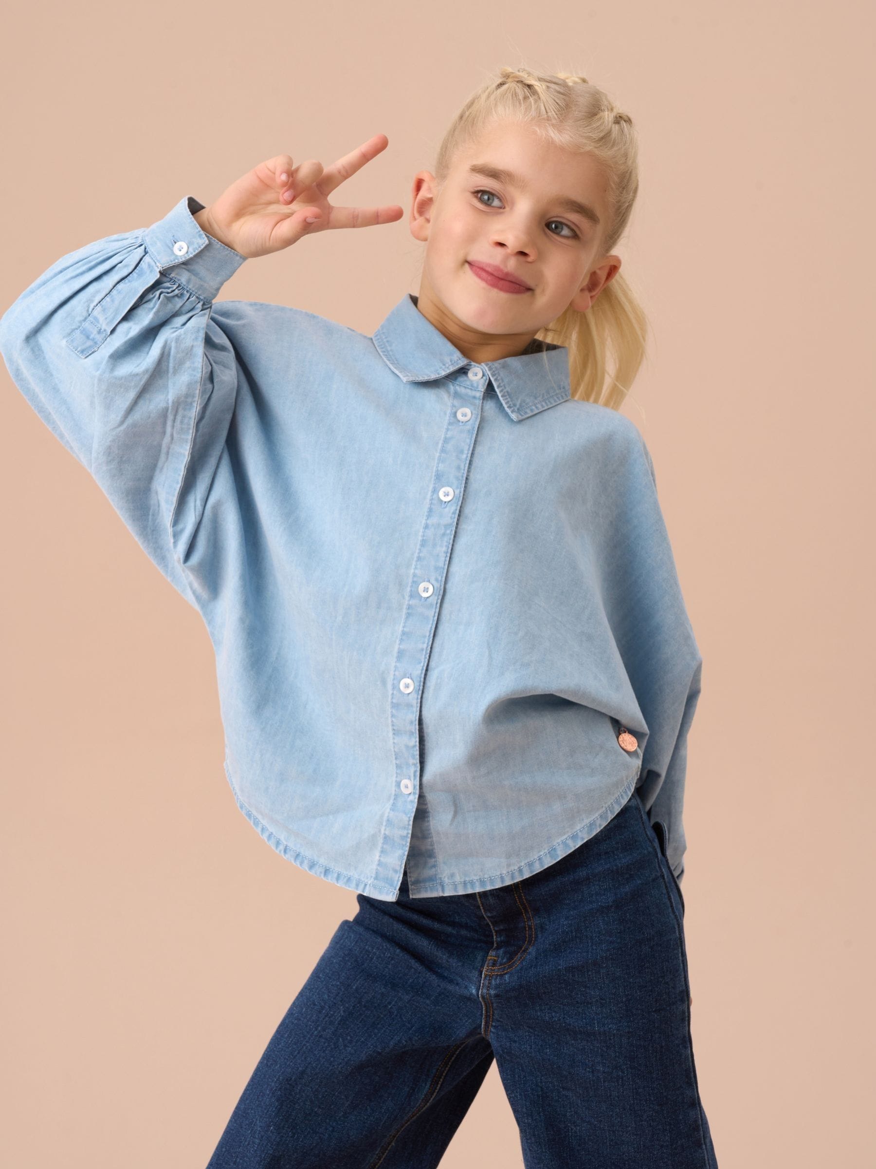 Angel & Rocket Stella denim overhemd