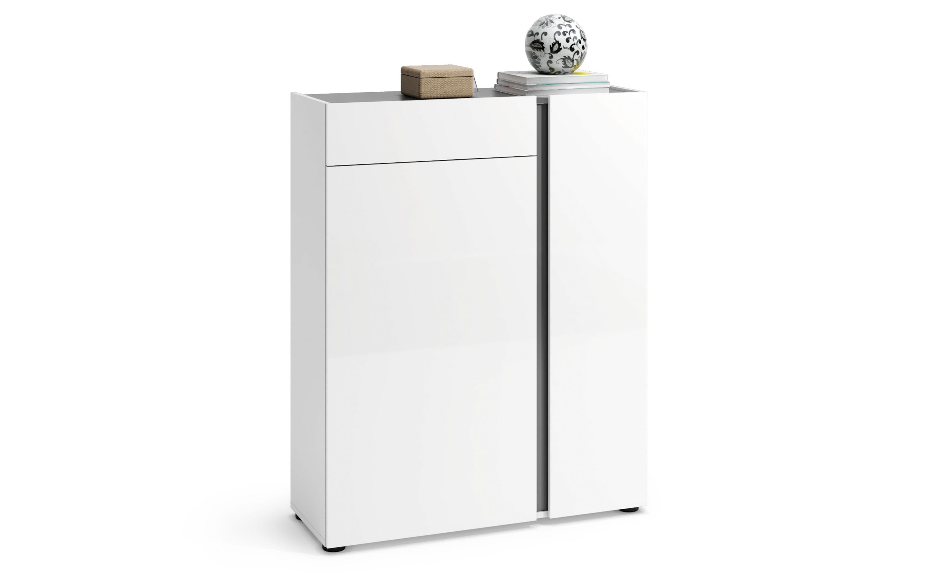 Schuhschrank I Atrium, weiß, 91 x 115 cm