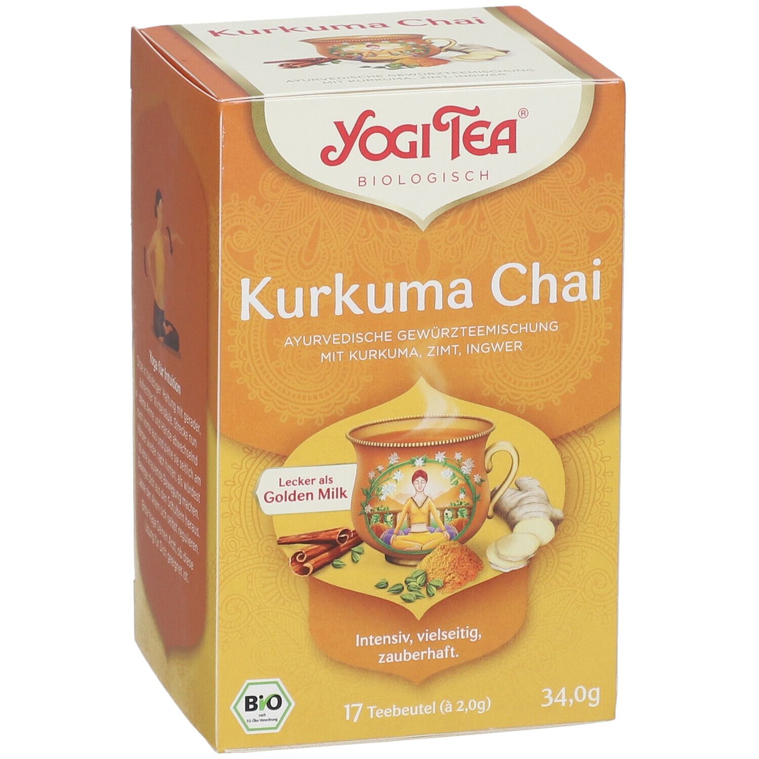 YOGI TEA® Kurkuma Chai, Bio Gewürz- und Kräutertee