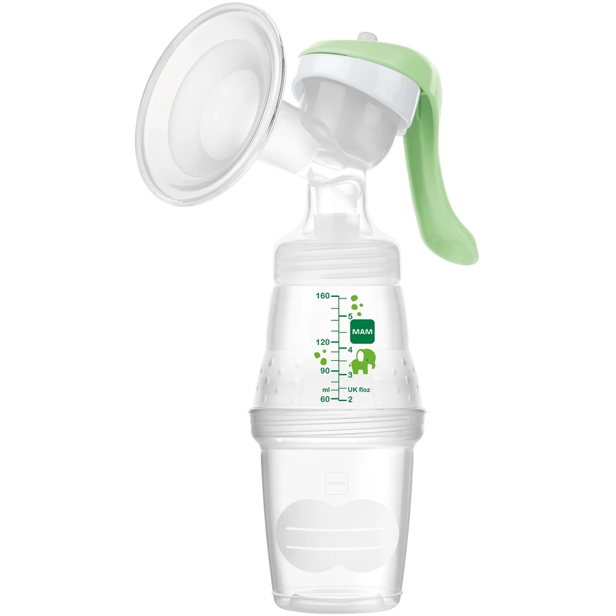 MAM Handmilchpumpe kompakt grün
