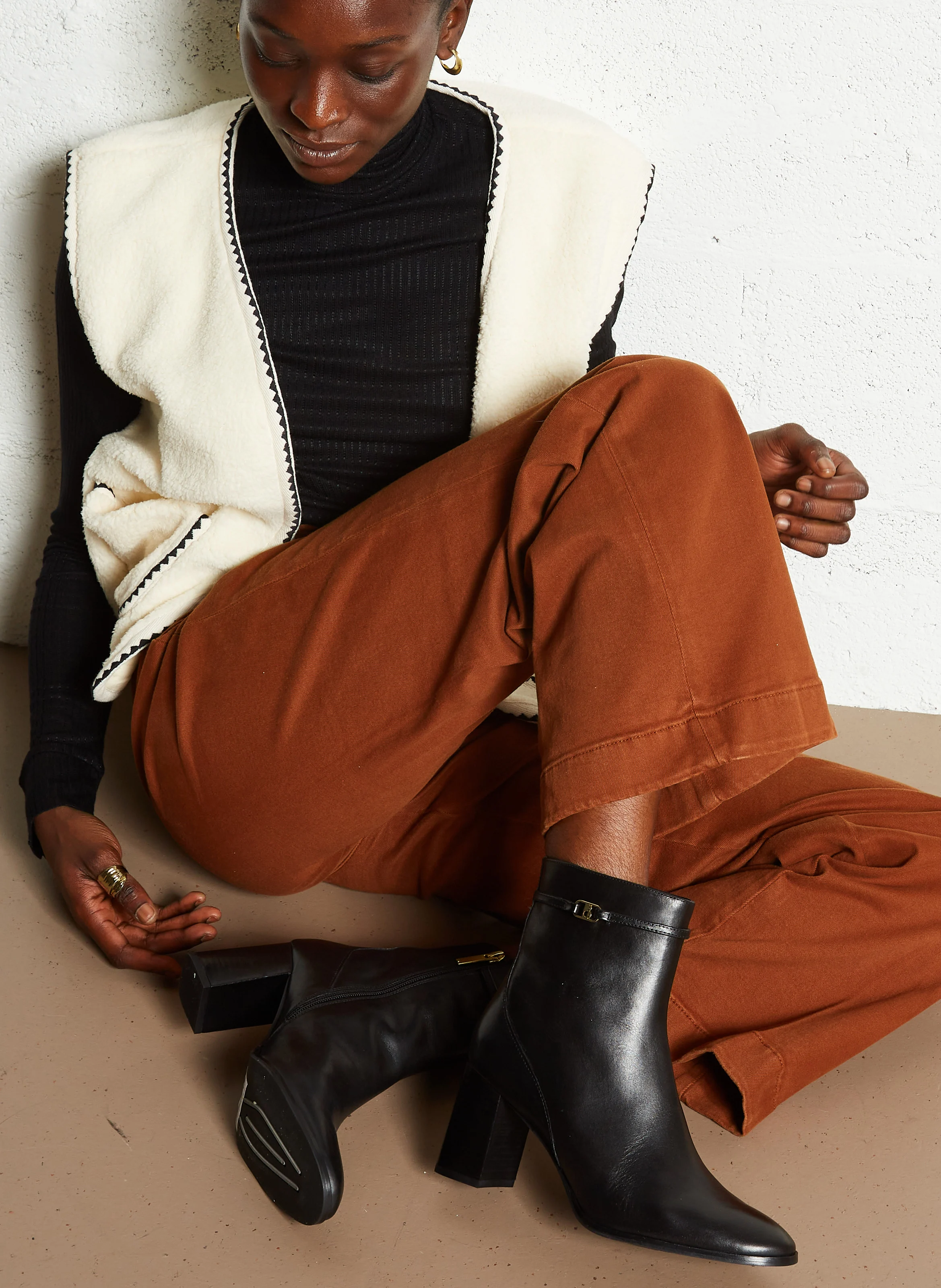 ELIZA - Bottines en cuir | Noir