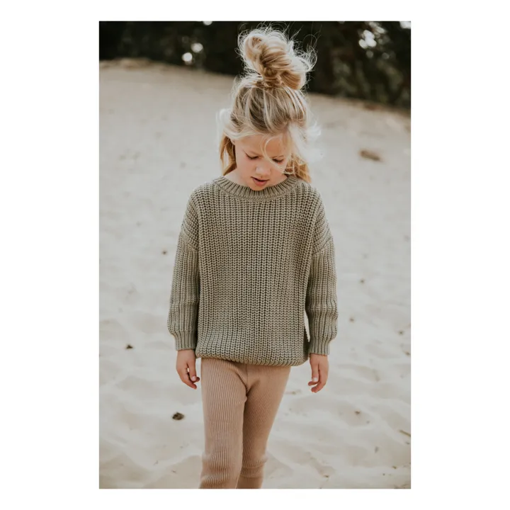 Yuki Pull Chunky Coton Bio | Sauge
