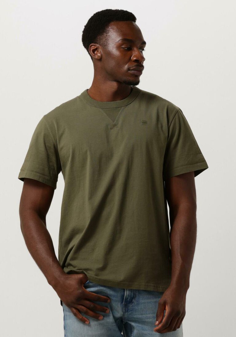 G-STAR RAW olijf g-star raw t-shirt nifous r t