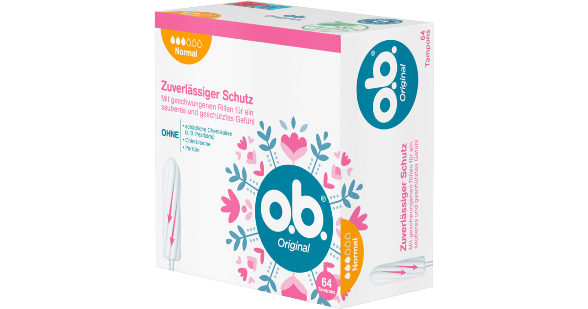 O.B. Tampon Normal 64er-Packung