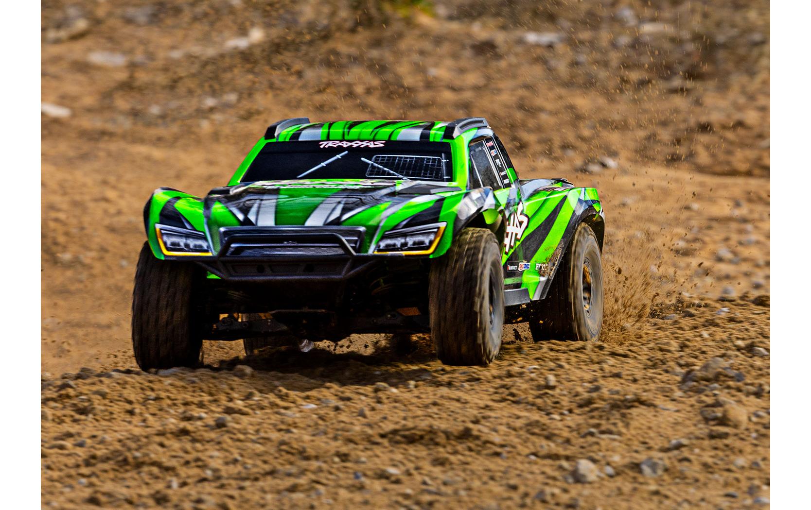 Short Course Truck Maxx Slash 4x4 6S Grün, ARTR, 1:8<br>Robuster 6S Brushless 4WD SCT