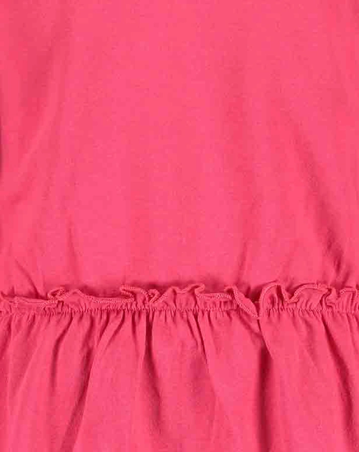 Jersey-Kleid YOU‘RE A STAR mit Wendepailletten in rot