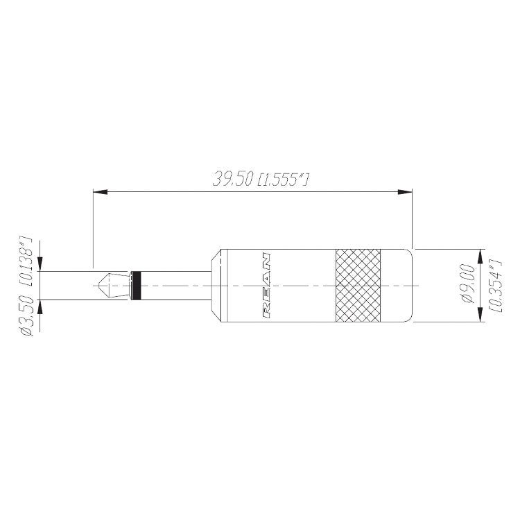 REAN NYS226 jack 3.5mm mono
