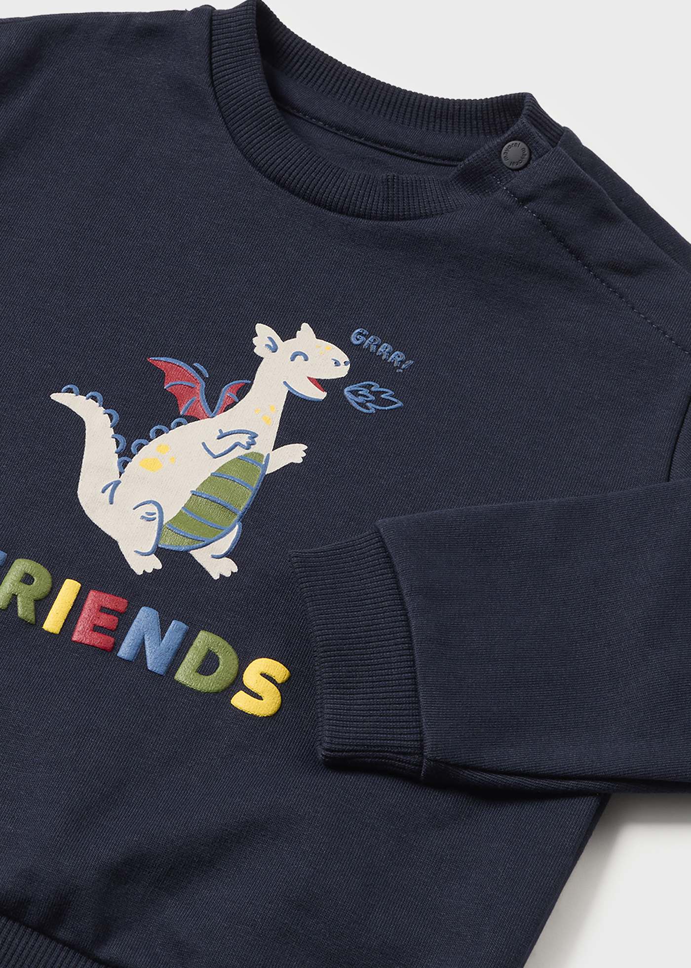 Conjunto de moletom infantil de duas peças