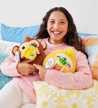 Snackles Kuscheltier - 25 cm - Affe Riko m. Bananen