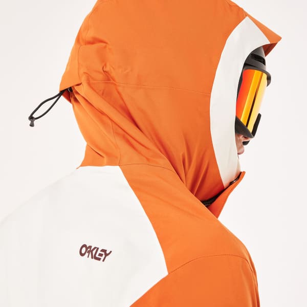 Veste de ski OAKLEY TNP TBT INSULATED JKT ARCTIC WHITE / GINGER