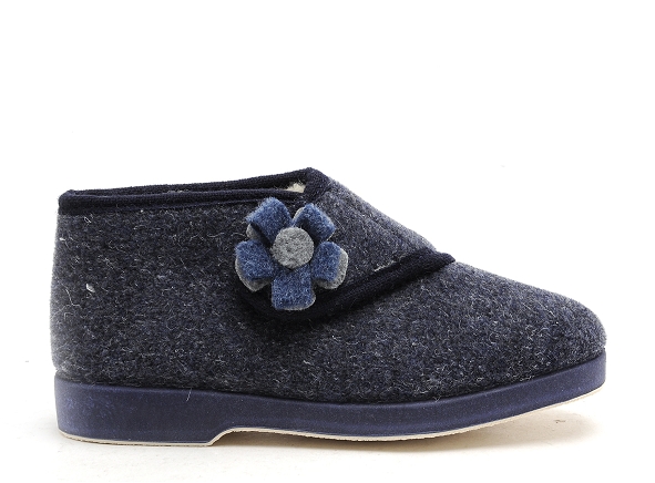 La maison de l espadrille chaussons femme 7644 5 bleu