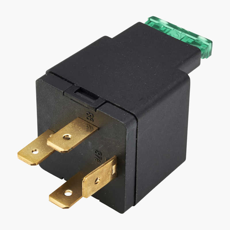 Enkeltrelé med sikring, lukket, 30 A